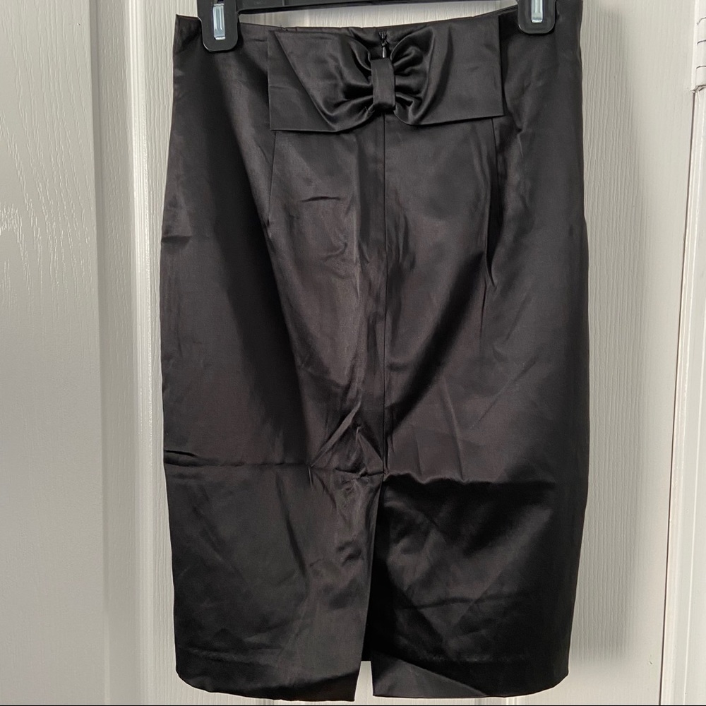 Satin Bow Skirt